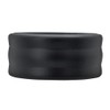 Set of 2 Black Stainless Steel & Plush Spill Proof