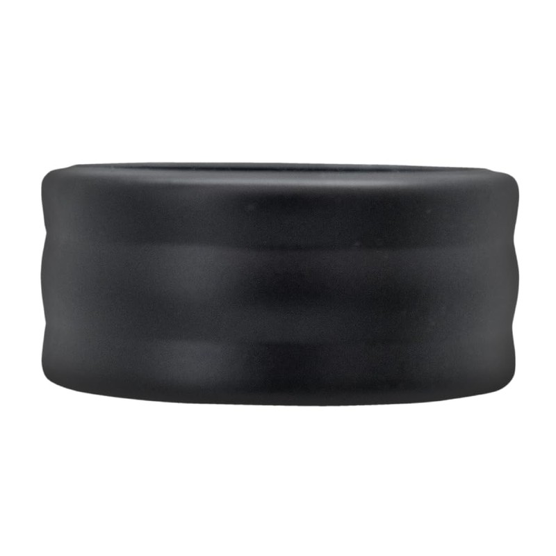 Set of 2 Black Stainless Steel & Plush Spill Proof