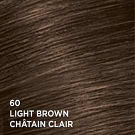 L’Oréal Paris Feria Multi-Faceted Shimmering Permanent Hair Dye, 60 Light Brown, Permanent Hair Color for Long Lasting Hair Dye with Bonding Complex Conditioner, Pack of 1 (Packaging May Vary)