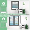 Memrita Dual Hose Portable Air Conditioner Window Seal Kit, 5.9"