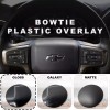 Advanced Trims Gloss Black Steering Wheel Bowtie Overlay Chevy Silverado