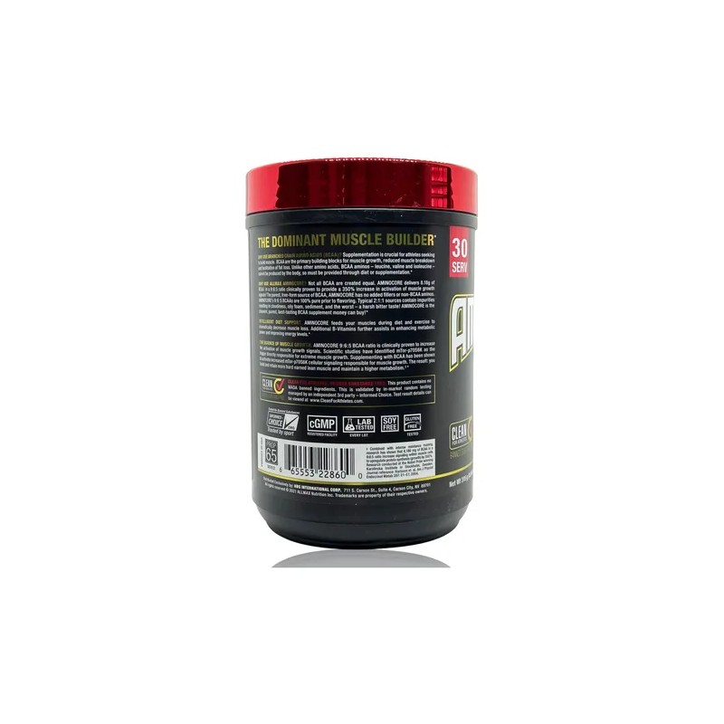 Bcaa Aminocore 30 Servicios Blue Raspberry Allmax