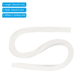 PATIKIL Pack of 600 Quilling Strips Paper 5 mm (3/16 Inch) 54 cm Origami Paper Quilling Strips for Arts DIY Crafts Christmas Apricot