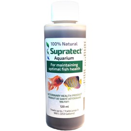 Aquarium Water Conditioner - Supratect, 100% Plant Based Fish Health Conditioner (4 oz Bottle)
