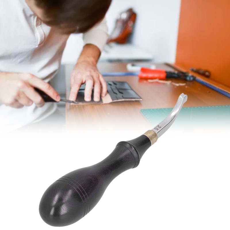 Steel Edge Creaser Comfortable Grip Exquisitely Made Easy Use Leather