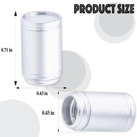 MEAJOO 4PCS Car Tire Valve Stem Caps, Airtight Seal Heavy Duty, with Rubber O-Ring, Universal for Cars, SUVs, Bike, Bicycles,Trucks and Motorcycles (Silver)