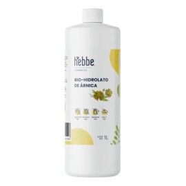 Hidrolato de Arnica Destilado, Tónico Facial 100% Vegetal Libre De Parabenos Cruelty-free Día/ Noche, todo tipo de piel Hebbe Cosmetics & Ludika 1L