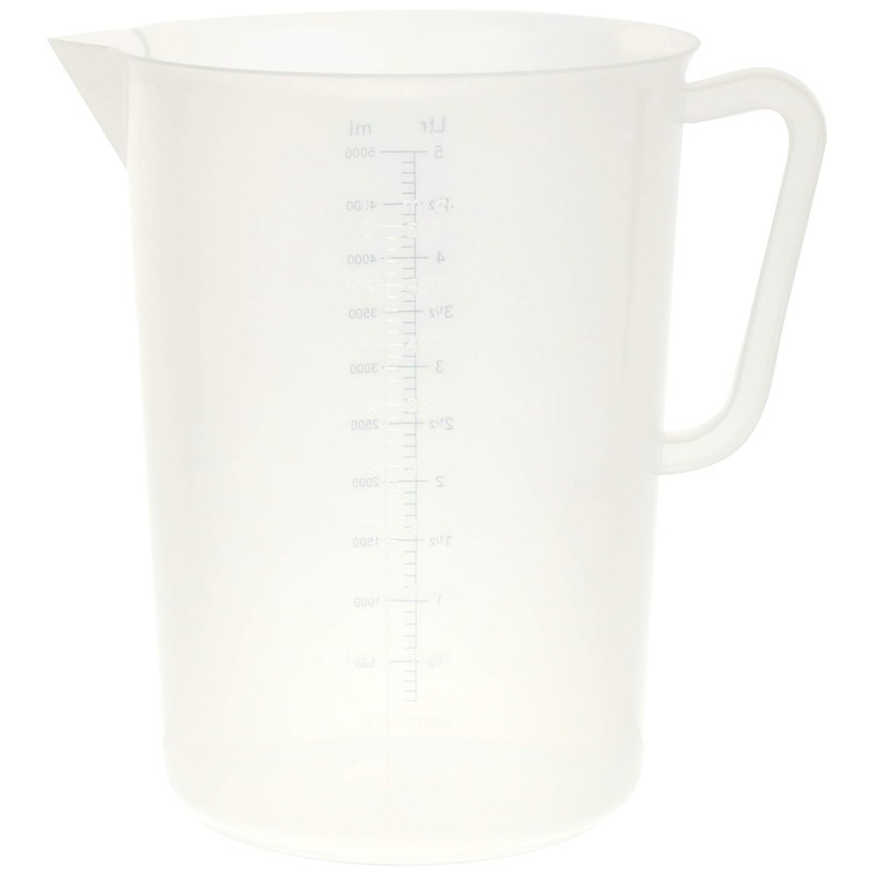 M.T. Torimatsu AS ONE MTI Polypropylene Measuring Cup 5.0L Made