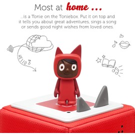 tonies Audio Character for Toniebox, Creative Red, Figurine with Space for Up to 90 Minutes of Content for Children, for Use with Toniebox Music Player (Sold Separately)