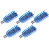 TECNOIOT 5pcs LED DC-DC 5V to 1-24V Potentiometer USB Step