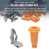 Aynaxcol 12Pcs Front Door Panel Frame Plugs and Retainer Clip