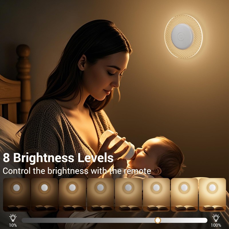 Kintion Children's Night Light, LED Night Light, Dimmable with 256
