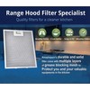 Amazinpure 2X SB08087294 Range Hood Filter Replacement Compatible with Broan