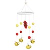 Baby Nursery Mobile Crib Hanging Mobile Decor with Honey Bee