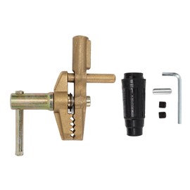 800A Grounding Brass Welding Clamp with Rubber Sleeve Great Electrical Conductivity Welding Earth Clamp 35mm