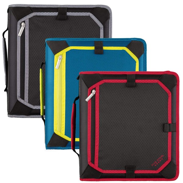 Five Star Zipper Binder, 2 Inch 3 Ring Binder, Expansion