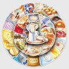 50Pcs Baking Stickers Funny for Water Bottles Baking Laptop Decals,