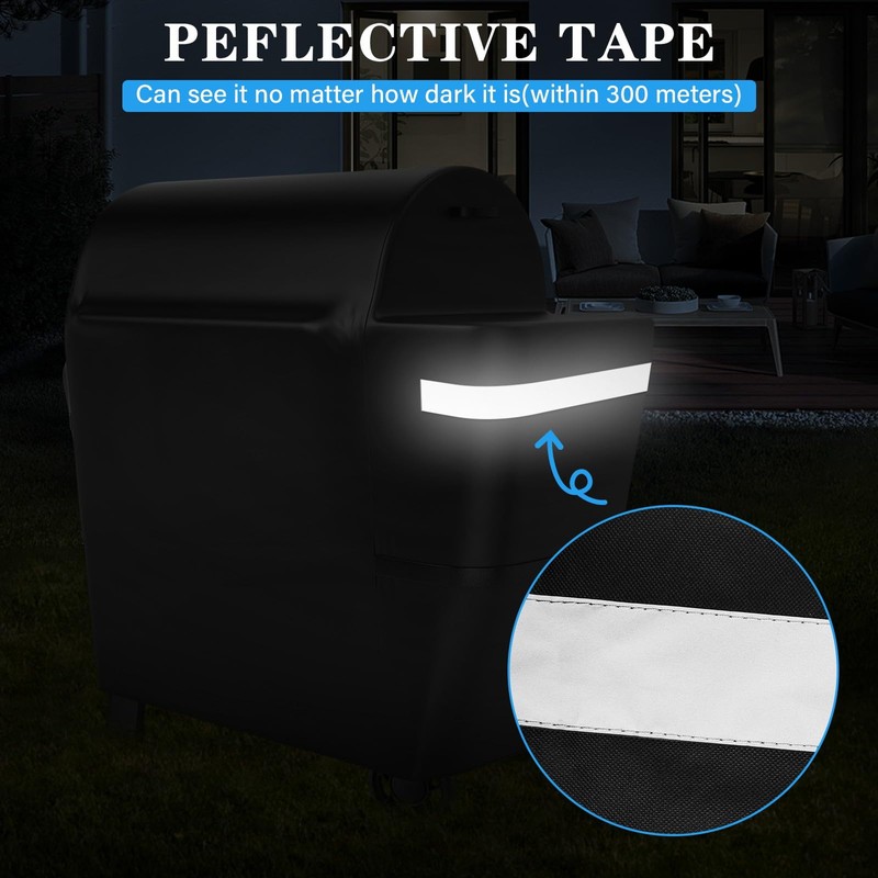 Utheer Grill Cover for Weber Searwood XL 600, 600D Waterproof