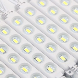 niccryle 100pcs LED Module DC12V Replacement Lights Inflatables for Christmas Waterproof Led Storefront Lights Window Back Lights for Sign DIY Indoor Outdoor (white)