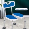 U-Shaped Shower Chair Seat Mat Sets - Bath Bench Non-Slip