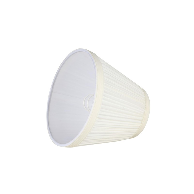 Aspen Creative 33121-2 Small Pleated Empire Shape Chandelier Clip-On Lamp