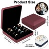 Jewellery Ring Organiser Box, Small Jewellery Box, Travel Jewellery Case,