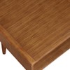 Boraam Zebra Series Alborg End Table, Rich Walnut