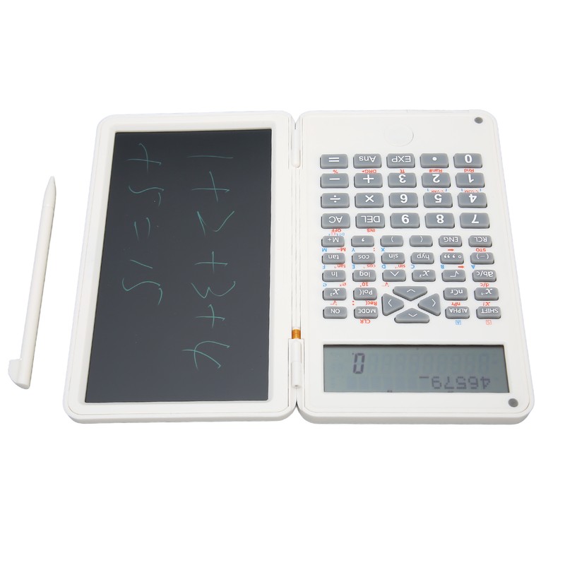 Calculator with Notepad Portable 10 Digits LCD Display Scientific Calculator