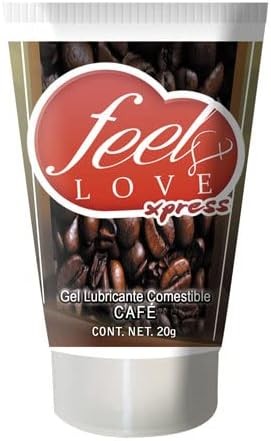 Gel Lubricante Comestible Sabor Cafe Feel Love 20ml