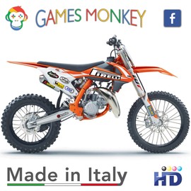 Stickers Moto Sponsor 18 Pz Sticker Motocross Graphics Bike MTB Computer Scooter Kit Modeling Glossy Vinyl Famous Brands Pack