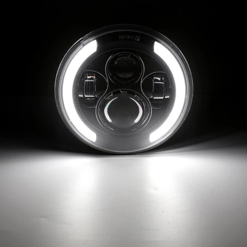 uspart- 2x Fit Freightliner FL112 Truck 7" Round Projector LED