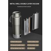 Pure Titanium Travel Kettle, 380ML Portable Electric Kettle, 12 Temp