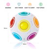 Vdealen Rainbow Ball Set Magic Puzzle Ball Fidget Ball Game