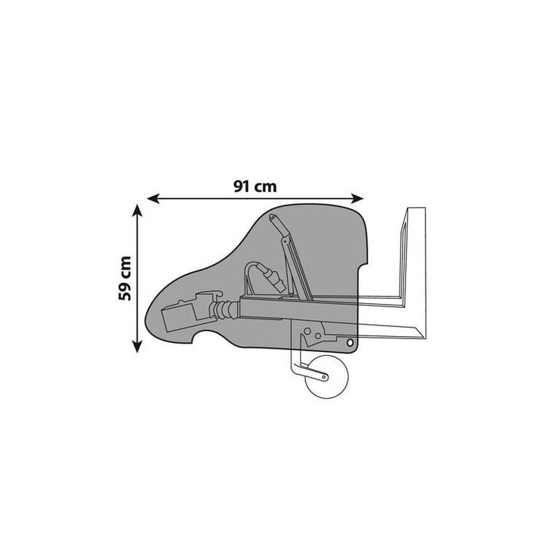 AutoScheich® Universal Protective Cover for Trailer Tow Bar Overrun Device