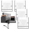 Hoolerry 4 Pcs Salon Chair Cover, Clear Square Chair Protectors,