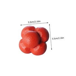 Sosoport 3pcs Hexagonal Agility Reaction Ball Fitness Training Balls for Home Use Enhance Coordination and Reflexes for Athletes Sports Random Color