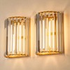 Keep Shinning Gold Battery Operated Wall Sconces Set of Two,
