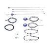 6 Pcs Scary Eye Bracelet Blue Eyes Good Luck Amulet