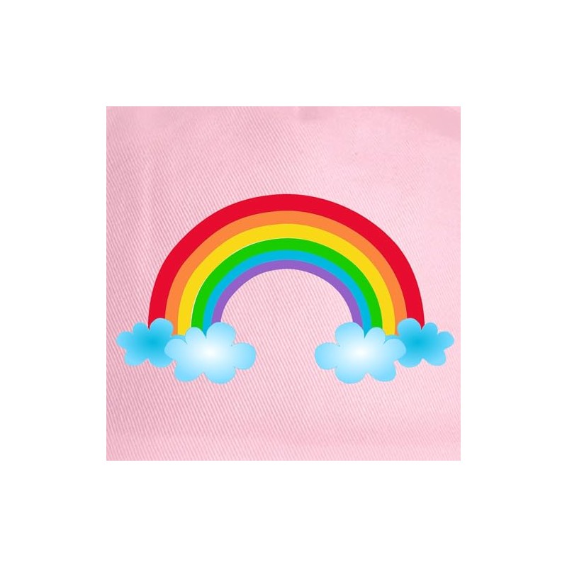 CafePress Rainbow & Clouds Cap Unique Adjustable Baseball Hat