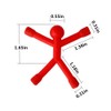 RRigo Mini Man Fridge Magnets, Cute Rubber Magnet Men's Fridge