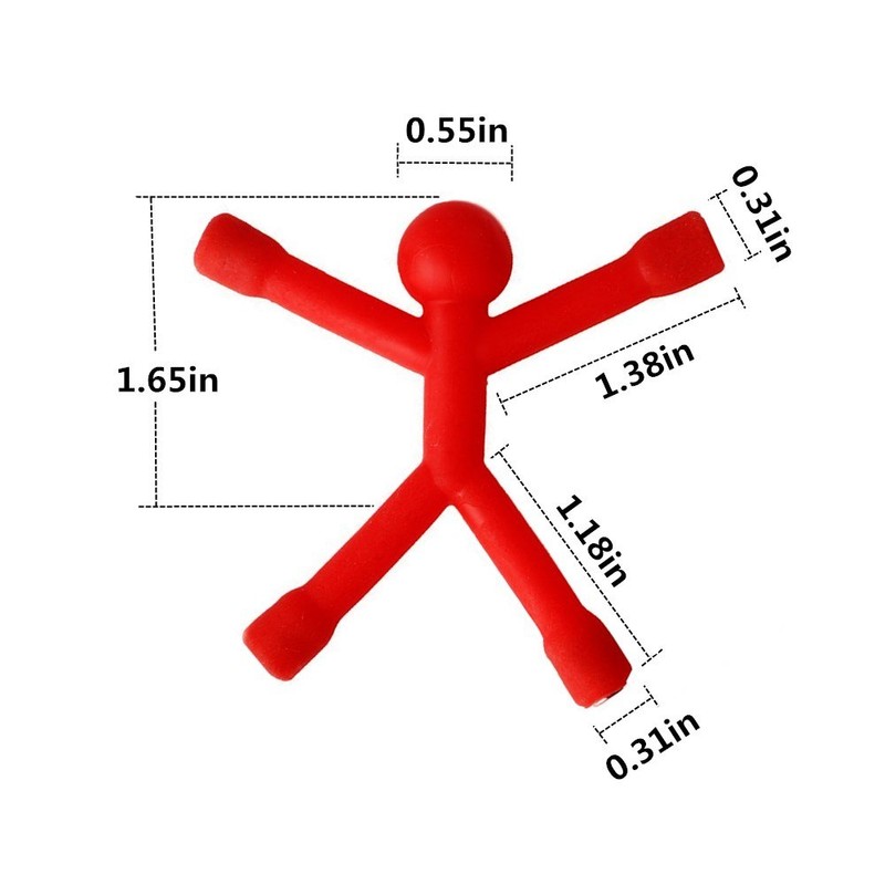 RRigo Mini Man Fridge Magnets, Cute Rubber Magnet Men's Fridge