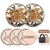 Home shopping's latest product, Age to Wenness Essence Cover Pact, Royal Gold (2 main products + 3 refills + padded bag) / 홈쇼핑 최신상 에이지투웨니스 에센스 커버 팩트 로얄골드(본품2+리필3+패딩백)