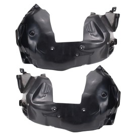 TRQ Inner Fender Liner Set Compatible with 2016-2020 Ford Mustang FO1248183 FO1249183