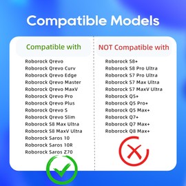 liveryde Liveryde 9 Staubbeutel Kompatibel mit Roborock Q Revo/Qrevo Pro/Qrevo MaxV/Qrevo S/Qrevo Slim/Qrevo Master/Qrevo Plus/Qrevo Curv, S8 MaxV Ultra, Saros 10 / 10R / Z70, QV 35A / 35S