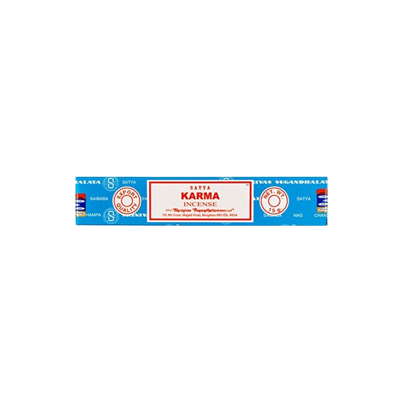 Satya Genuine 15g Incense Sticks 1 Pack Various Fragrances(Karma)