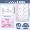 Engrowtic 800 Pcs Tardy Slip Book with Carbonless Duplicates 3.5