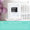 Tiny Ideas Sonogram Signature Frame - Ultrasound Picture Keepsake, Gender