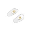 Antibacterial Natural Material Glasses Nose Cone Pad Large (Gold, Large)