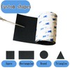 Simpracon Cuttable Felt Furniture Pads with Sticky Backing,40x4 inch Self