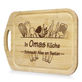 LUXHOMY Grandma Gift, Gifts for Grandma, Chopping Board for Grandma, Gifts Grandma - Bamboo Chopping Board, Best Grandma Gifts, Grandma Birthday Gift, Kitchen Gifts for Grandma